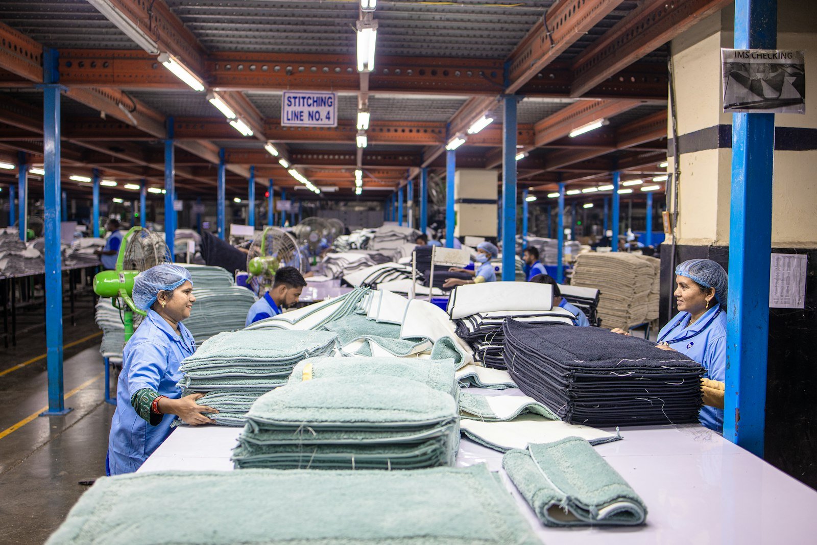 A3 Styles production floor in Chittagong, Bangladesh