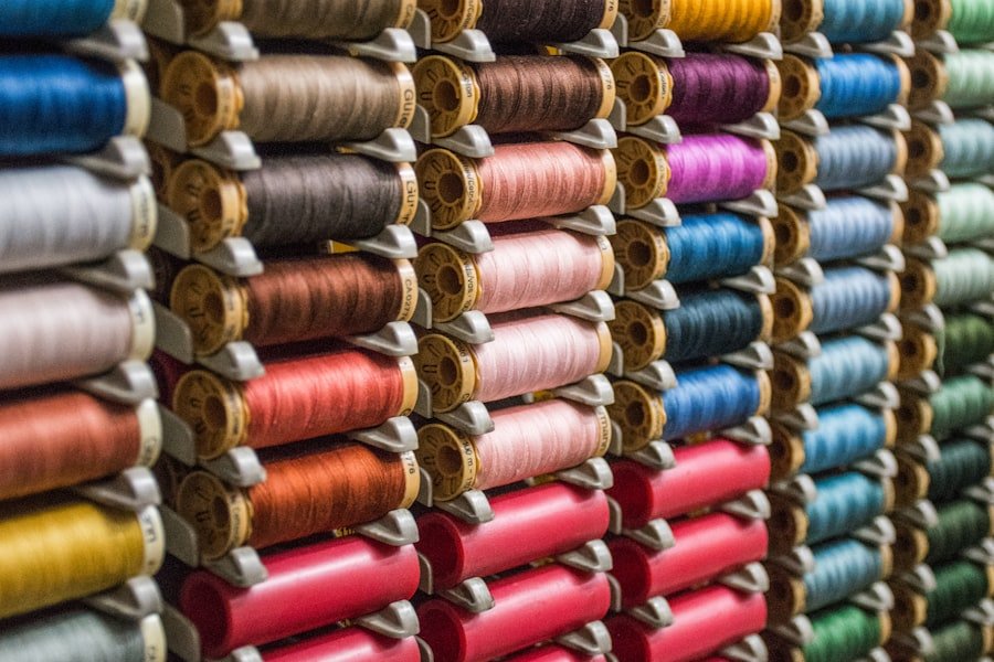 Assorted thread spools — private-label brand development